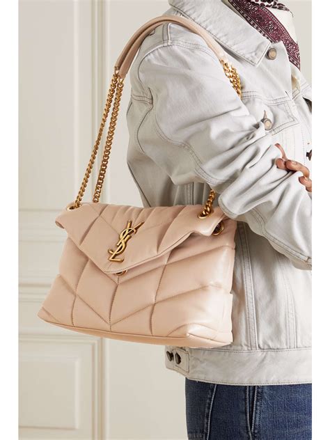 LOULOU SMALL IN QUILTED LEATHER .